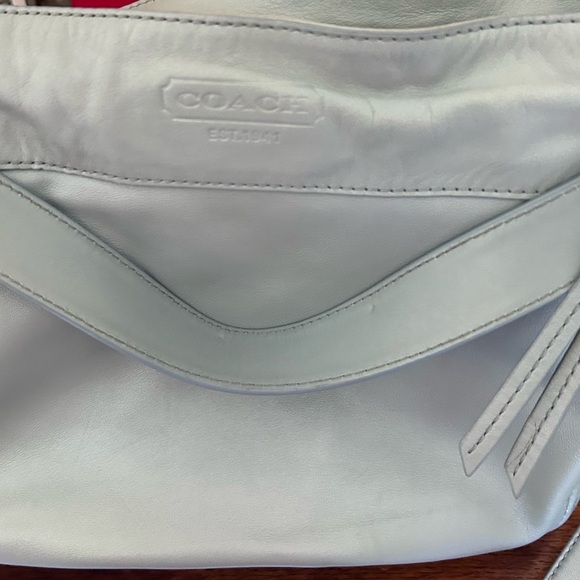 Coach Legacy Crossbody Bag | Sky Blue Leather | Vintage 2009 - Picture 10 of 16
